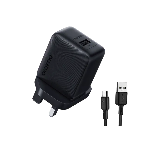 oraimo Cannon 18S 18W Wall Charger Kit