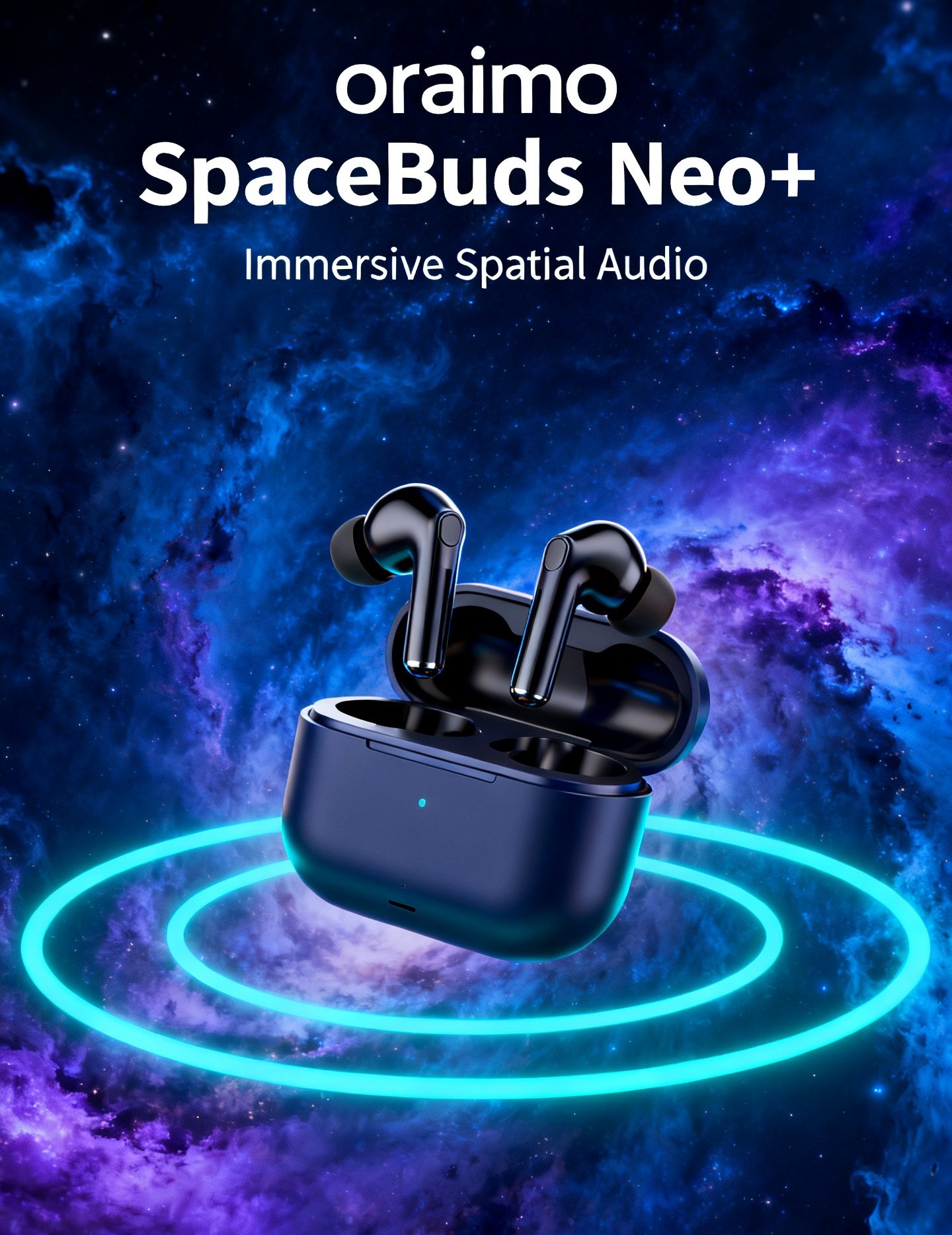 oraimo SpaceBuds Neo+ ANC Spatial Audio True Wireless Earphones